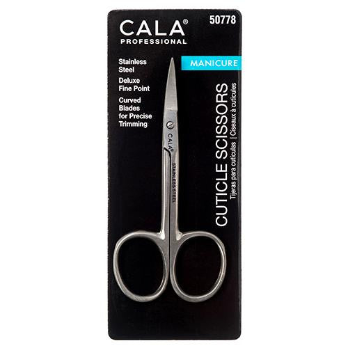 CALA PROFESSIONAL Stainless Steel Cuticle Scissors (50778) - ADDROS.COM